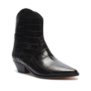 SCHUTZ Oceanna croc bootie
